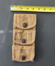 Web Belt Ammo pouch for the 1917 revolvers, with half moon clips picture