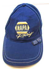 Vintage NAPA Know How Racing 56 28 Blue White Gold Logo Ball Cap Trucker Hat picture