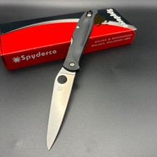 Spyderco Charisma C259PBK Black FRN CTS BD1N Folding Knife USA Made NEW picture