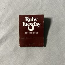 VTG Ruby Tuesday Restaurant Full Matchbook picture