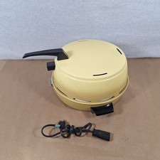Vintage Mirro Portable Electric Broiler 0475-35 Round 9 1/2