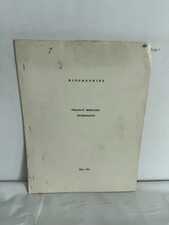 1960's NASA PROJECT MERCURY ASTRONAUTS BIOGRAPHIES picture