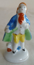 Porcelain Colonial Man Figurine Made In Occupied Japan 2.77