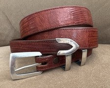 Vintage Douglas Magnus Heartline Sterling Silver 4 Pc Ranger Belt Buckle Set picture