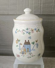 Vintage International Heartland Canister With Lid Small JAPAN MADE Stoneware EUC picture