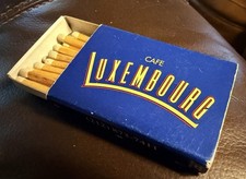 Cafe Luxembourg, New York City, Full Unstruck Matchbox picture