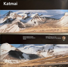 Newest KATMAI NP - Alaska NATIONAL PARK SERVICE UNIGRID BROCHURE/MAP GPO 2024 picture
