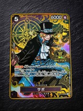 One Piece TCG Sabo OP04-083 SR 2nd Anniversary Gold Japanese Custom/Fan Art picture
