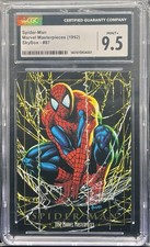 Spider-Man 1992 SkyBox Marvel Masterpieces #87 | CGC 9.5 | POP 6 picture