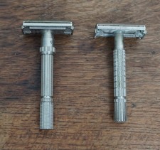 Gillette SLIM Adjustable Safety Razor  H-3 & Super Speed Flare picture