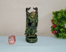 Happy Man Statue Decor Brass Laughing Buddha Table Idol Library Showpiece DM025 picture