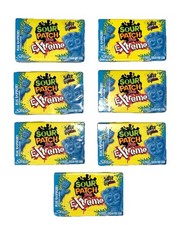 Stride Sour Patch Kids Extreme Blue Raspberry Sugar Free Gum 7 packs COLLECTIBLE picture