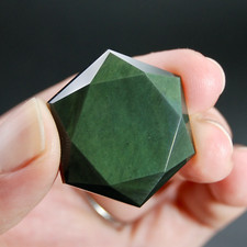 ONE 1.25in Rainbow Obsidian Crystal Star of David Sacred Geometry picture