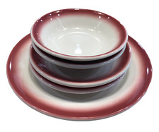 HOMER LAUGHLIN BEST CHINA LOT OF 5: 1 SALAD PLATE 2 FRUIT BOWLS 2 SAUCERS EUC picture