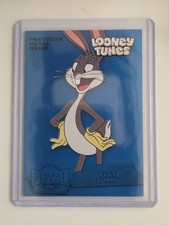2024 UD Fleer Retro MU-1  Bugs Bunny Blue PMG Precious Metal Gems 17/50 Rare picture