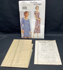 Vtg Sewing Pattern, Very Easy Very Vogue 9610 dress 14-18 Uncut ships free picture
