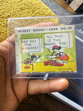 1936 Mickey Mouse Gum 1935 Card #39