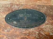 Bear Automatic Wheel Aligner Plaque 5” Long 2 1/2” Wide picture