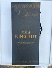 King Tut 100th Anniversary Exhibition Egyptian Decorative Folding Screen w/ Box picture
