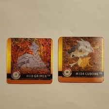 Artbox 1999 Pokémon Premier Edition Trading Card Lot of 2 Grimer Cubone #88 #104 picture
