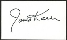 James Karen d2018 signed autograph 3x5 cut Actor in Poltergeist C378 picture