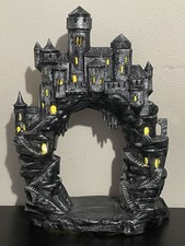 Large Lighted Gothic Castle Arch Display Dark Fantasy Medieval Decor Halloween picture
