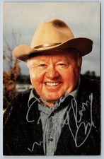 Mickey Rooney Autograph Signed Photo Actor Hollywood Legend Collectible picture