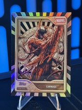 2026 Topps Mint Marvel Carnage Black Foil Bronze Card Black Refractor #35 03/10 picture