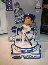 Shohei Ohtani Los Angeles Dodgers Dual Spinning Bobblehead FOCO #360  picture