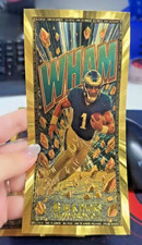 GoldBack x5 Leaf Foil Notes 1/1000 Troy Oz Jalen Hurts #1 Phila Eagles NFL Cards picture