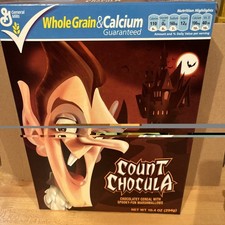 2010 COUNT CHOCULA Full Cereal Box Sold As Collectible Not For Consumption picture