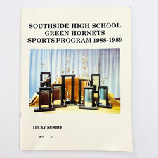 1988-1989 Elmira NY Southside High School Green Hornets Sports Program picture