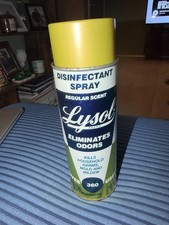 1984 VTG Gold Lysol Spray Can W/ Cap 18 Oz  Prop Advertising Retro picture