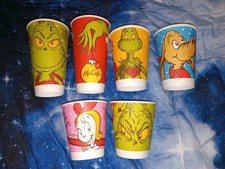 McDonald's 2025 - Grinch Holiday Themed Cups - Unused - Complete Set Of 6 picture