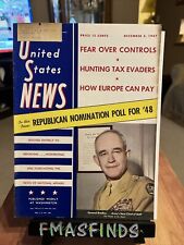 F1 1947 GENERAL BRADLEY ARMY CHIEF OF STAFF United States News Magazine  picture