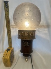 Michelob Beer Wall Sconce Bar Globe Electric Light 302-250 1980s Tested Works picture