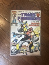 The Transformers #19 Marvel Comics 1986 Omega Supreme Newsstand Rare High Grade picture