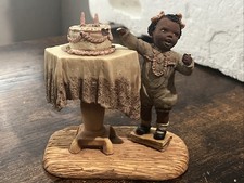 1992 Enesco Megan My birthday Cake Miss Martha Holcombe Figurine 4'' Collectible picture