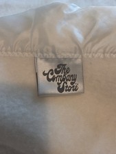The Company Store 100% Pure Wool Full/Queen Blanket Off White 84X56 USA Made picture