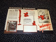 Circa 1930s Blackhawk Wings Hydraulic Jacks Pamphlet picture