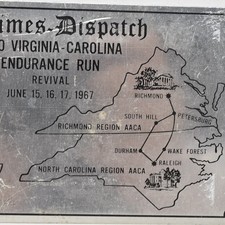 1967 Car Show AACA 1910 Virginia Carolina Richmond Petersburg South Hill Durham picture