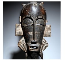 antique African dance mask Dan Ivory Coast tribal art ancestor ritual object picture