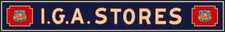 IGA Super Markets, Grocery Stores NEW Sign: 36