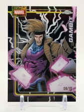 Topps 2026 Chrome Marvel Gambit Black Lightning Refractor /10 #039 picture