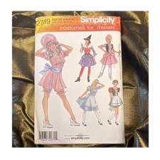 Simplicity 2789 Dirndl/BoPeep Costume Pattern for Women Sizes 14 16 18 20-Uncut picture