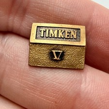Timken Employee Service Lapel Pin Bearings Manufacturing Company Award Vintage picture