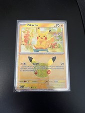 Pokémon TCG Pikachu 025/128 (03/30) 30th Celebration NM picture
