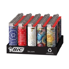 BIC Special Edition Bohemian Series Lighters 50 Count Tray +3 Free picture