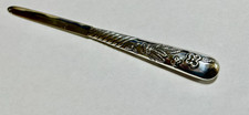 Ladies’ Vintage 925 Sterling Silver Letter Opener Mexico Floral 7.5” 19.97g picture