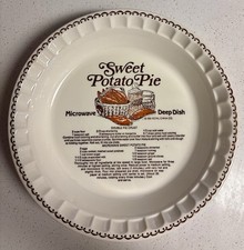 Vintage Royal China Country Harvest Sweet Potato Pie Dish RARE 1983 picture
